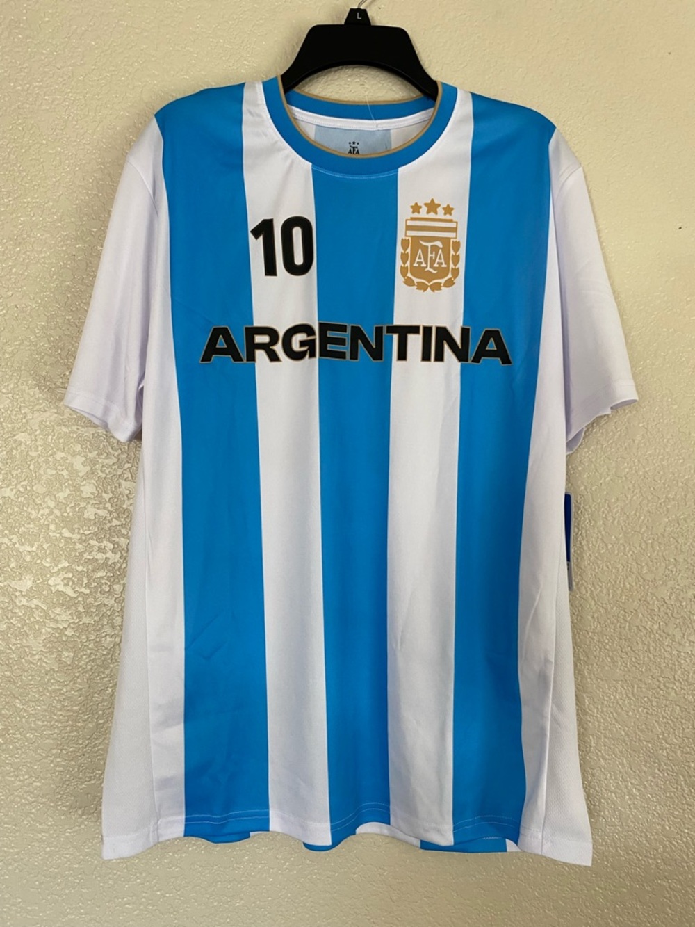 NWT Messi #10 Argentina Jersey - Official AFA Licensed - Size L
